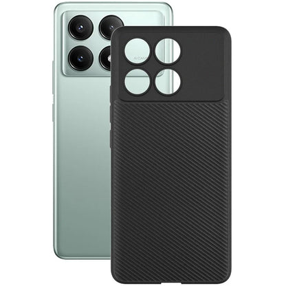 IMAK For Xiaomi Redmi K70E 5G / Poco X6 Pro 5G Case Ripple Texture PP Phone Cover 0.7mm Thick