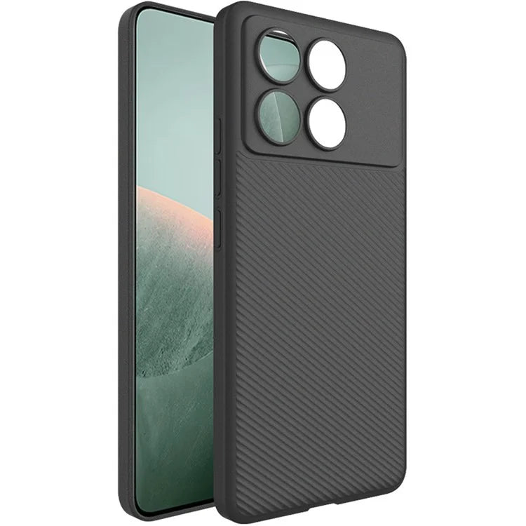 IMAK For Xiaomi Redmi K70E 5G / Poco X6 Pro 5G Case Ripple Texture PP Phone Cover 0.7mm Thick