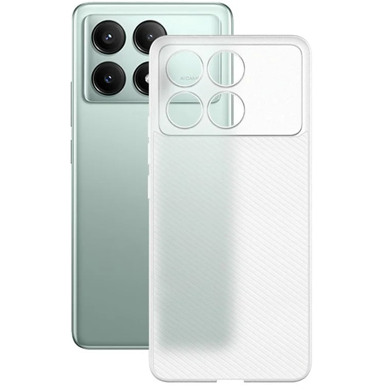 IMAK For Xiaomi Redmi K70E 5G / Poco X6 Pro 5G Case Ripple Texture PP Phone Cover 0.7mm Thick