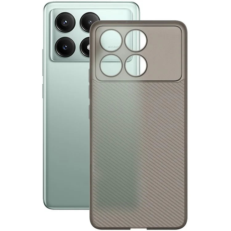 IMAK For Xiaomi Redmi K70E 5G / Poco X6 Pro 5G Case Ripple Texture PP Phone Cover 0.7mm Thick