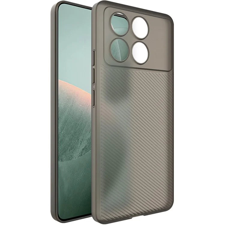 IMAK For Xiaomi Redmi K70E 5G / Poco X6 Pro 5G Case Ripple Texture PP Phone Cover 0.7mm Thick