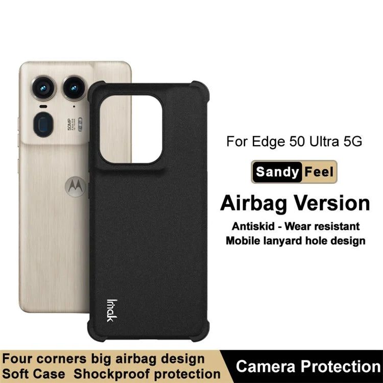 IMAK For Motorola Edge 50 Ultra 5G / Moto X50 Ultra 5G Case Matte TPU Reinforced Corners Phone Cover