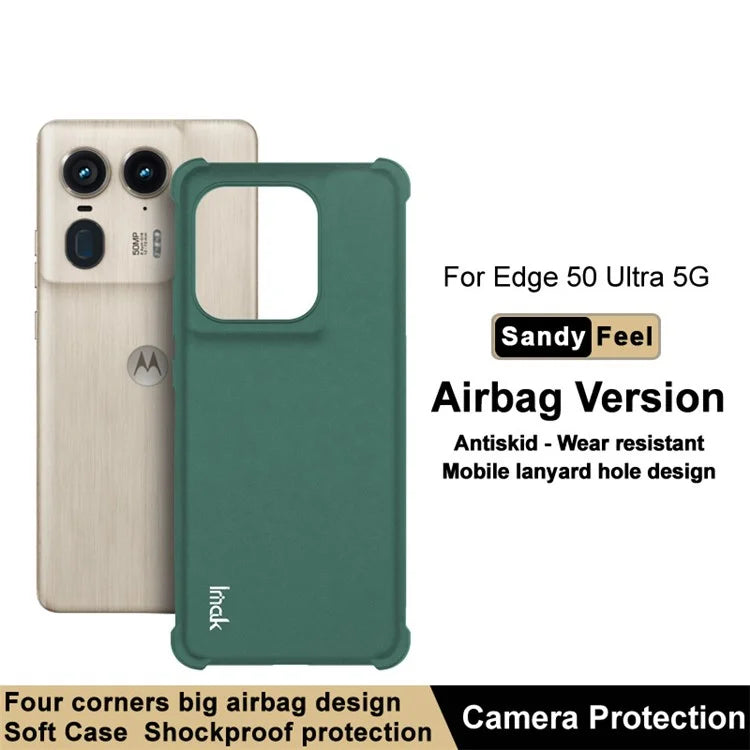 IMAK For Motorola Edge 50 Ultra 5G / Moto X50 Ultra 5G Case Matte TPU Reinforced Corners Phone Cover