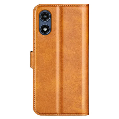 For Motorola Moto G Play (2024) 4G Case Card Slots Calf Texture Leather Wallet Phone Cover