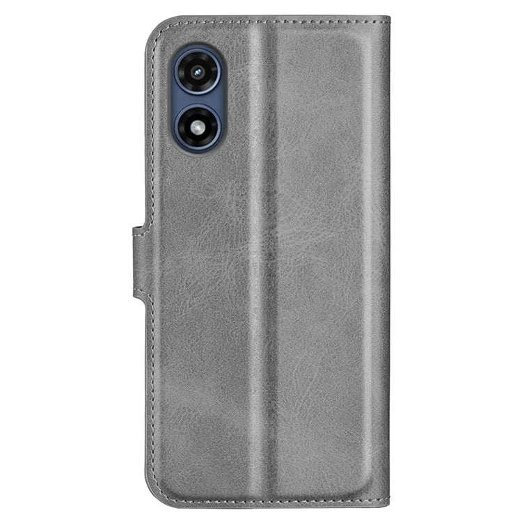 For Motorola Moto G Play (2024) 4G Case Card Slots Calf Texture Leather Wallet Phone Cover