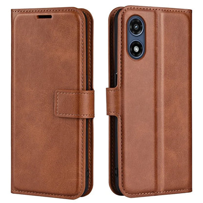 For Motorola Moto G Play (2024) 4G Case Card Slots Calf Texture Leather Wallet Phone Cover