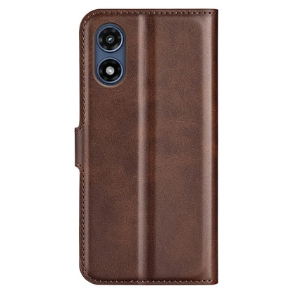 For Motorola Moto G Play (2024) 4G Case Card Slots Calf Texture Leather Wallet Phone Cover