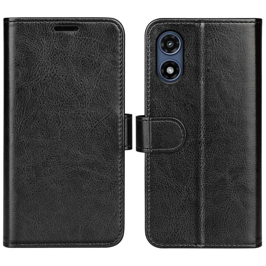 For Motorola Moto G Play (2024) 4G Case Magnetic Protect Crazy Horse Texture Leather Phone Cover