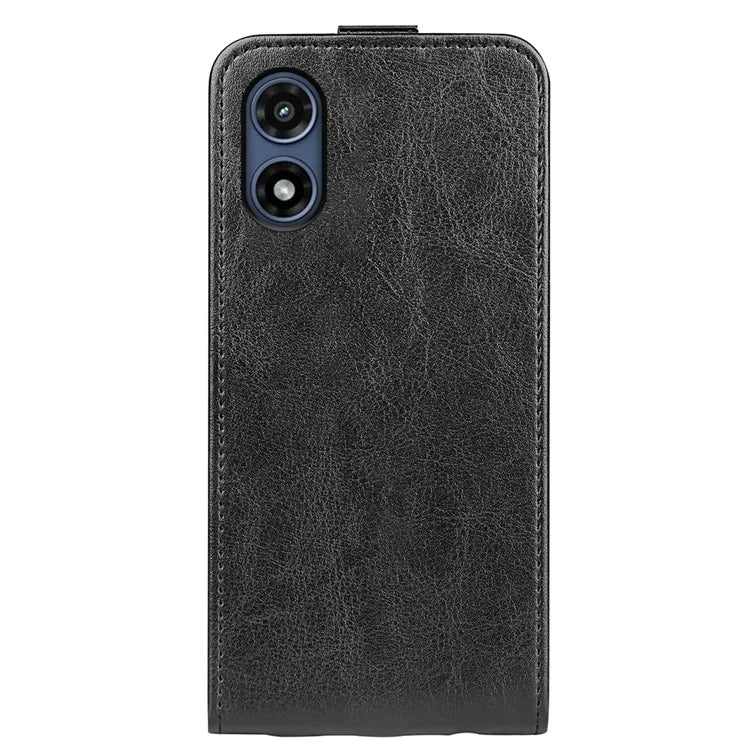 For Motorola Moto G Play (2024) 4G Case Card Slot Leather Phone Cover Vertical Flip Closing