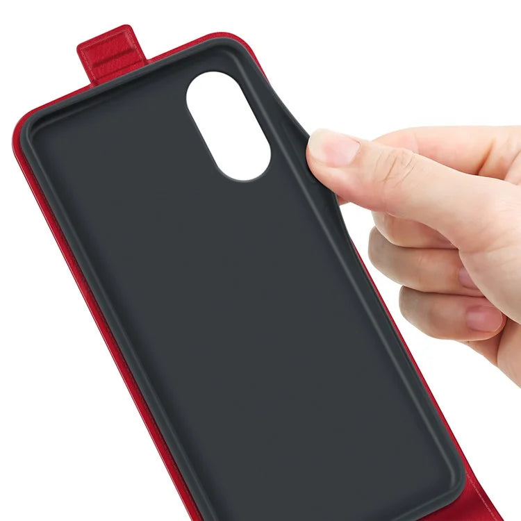 For Motorola Moto G Play (2024) 4G Case Card Slot Leather Phone Cover Vertical Flip Closing
