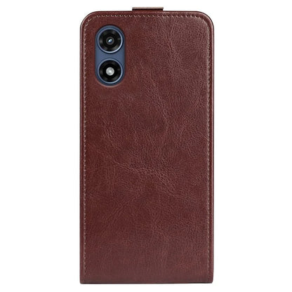 For Motorola Moto G Play (2024) 4G Case Card Slot Leather Phone Cover Vertical Flip Closing