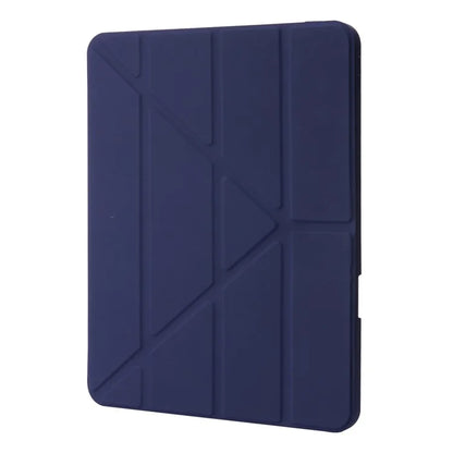 For iPad Air 13 (2024) Case PU Leather+TPU+Acrylic Smart Tablet Cover with Origami Stand