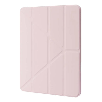 For iPad Air 13 (2024) Case PU Leather+TPU+Acrylic Smart Tablet Cover with Origami Stand