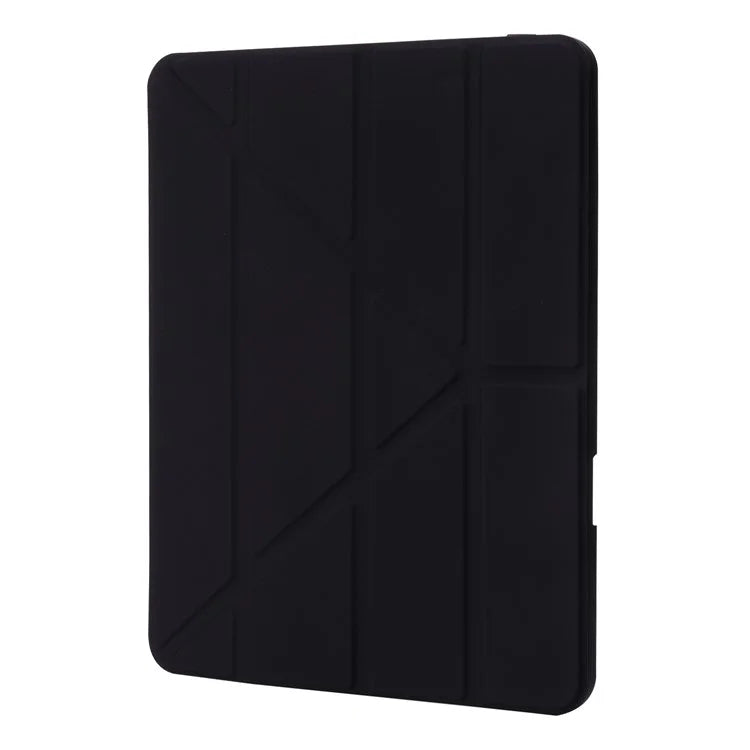 For iPad Air 13 (2024) Case PU Leather+TPU+Acrylic Smart Tablet Cover with Origami Stand