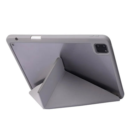 For iPad Air 13 (2024) Case PU Leather+TPU+Acrylic Smart Tablet Cover with Origami Stand