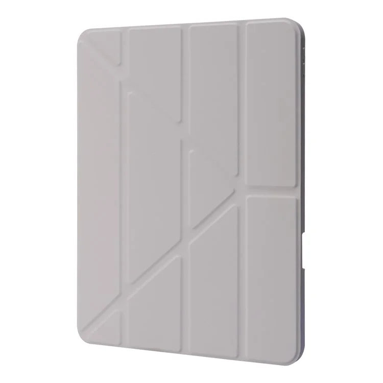 For iPad Air 13 (2024) Case PU Leather+TPU+Acrylic Smart Tablet Cover with Origami Stand