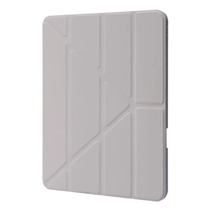 For iPad Air 13 (2024) Case PU Leather+TPU+Acrylic Smart Tablet Cover with Origami Stand