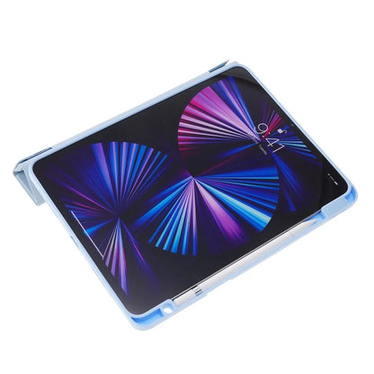 For iPad Air 13 (2024) Case PU Leather+TPU+Acrylic Smart Tablet Cover with Origami Stand