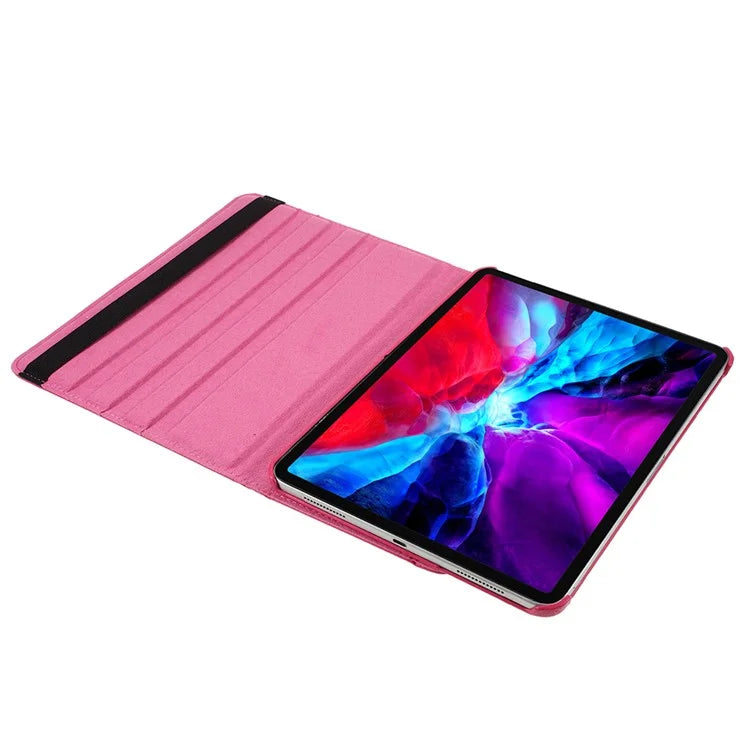 For iPad Pro 11 (2024) Case Rotating Stand PU Leather Protective Cover
