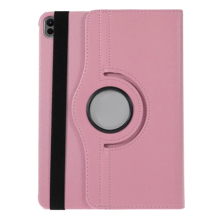 For iPad Pro 11 (2024) Case Rotating Stand PU Leather Protective Cover