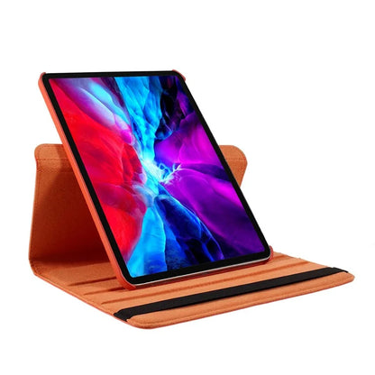 For iPad Pro 11 (2024) Case Rotating Stand PU Leather Protective Cover