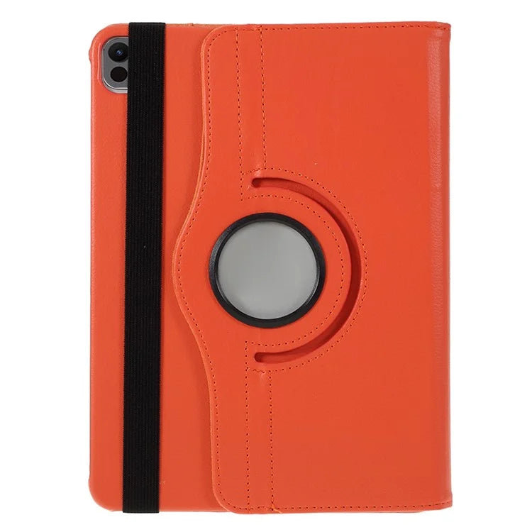 For iPad Pro 11 (2024) Case Rotating Stand PU Leather Protective Cover