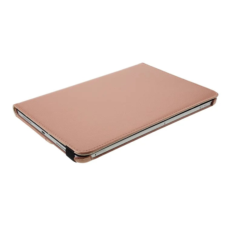 For iPad Pro 11 (2024) Case Rotating Stand PU Leather Protective Cover Gold