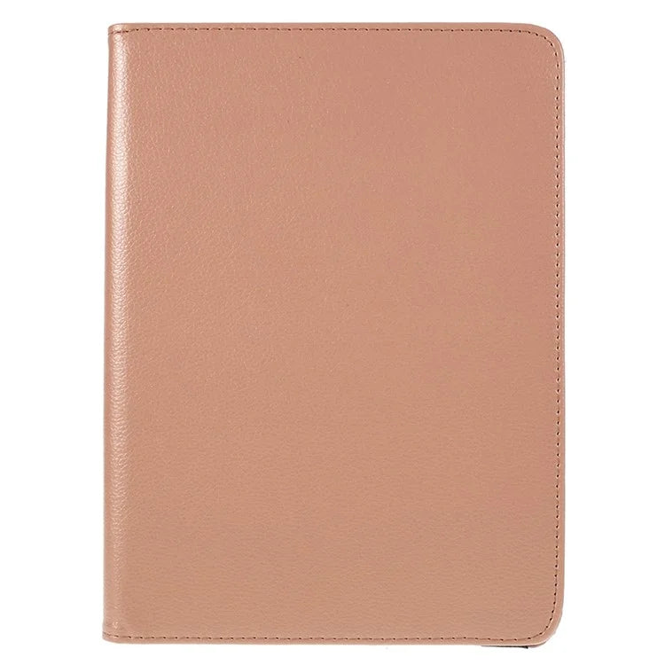 For iPad Pro 11 (2024) Case Rotating Stand PU Leather Protective Cover Gold