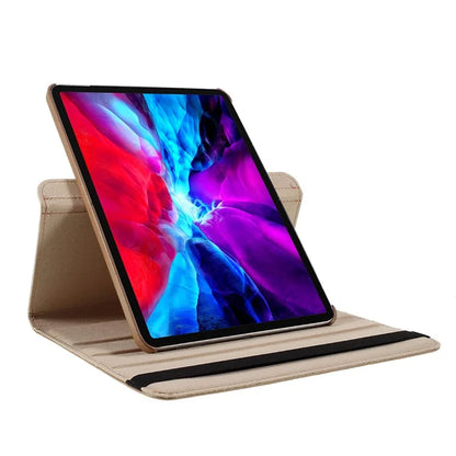 For iPad Pro 11 (2024) Case Rotating Stand PU Leather Protective Cover