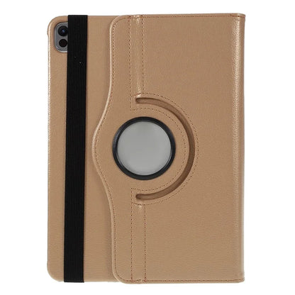 For iPad Pro 11 (2024) Case Rotating Stand PU Leather Protective Cover