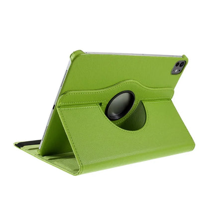 For iPad Pro 11 (2024) Case Rotating Stand PU Leather Protective Cover
