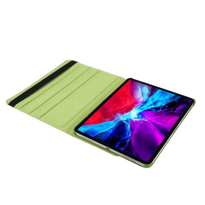 For iPad Pro 11 (2024) Case Rotating Stand PU Leather Protective Cover