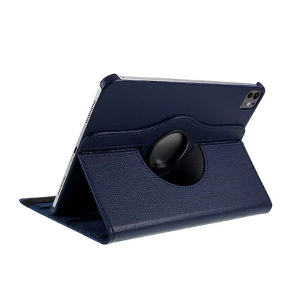 For iPad Pro 11 (2024) Case Rotating Stand PU Leather Protective Cover