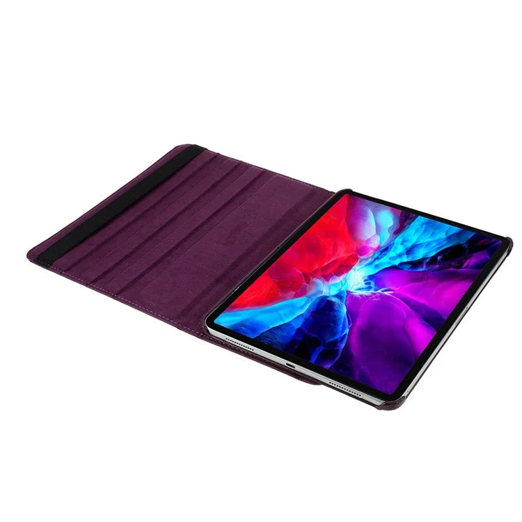 For iPad Pro 11 (2024) Case Rotating Stand PU Leather Protective Cover