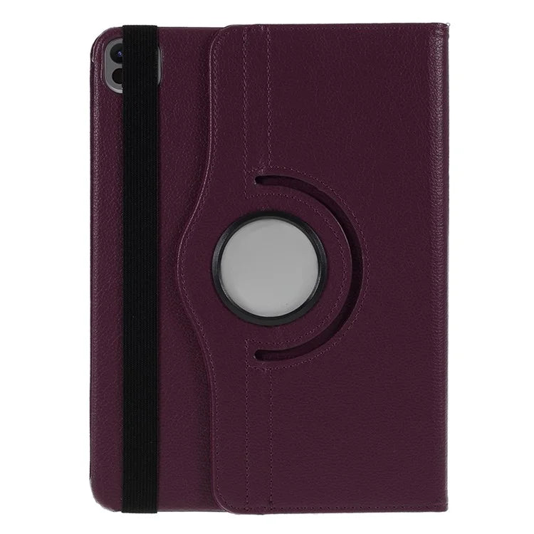 For iPad Pro 11 (2024) Case Rotating Stand PU Leather Protective Cover