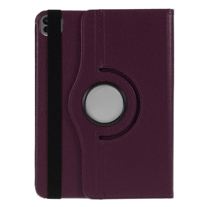 For iPad Pro 11 (2024) Case Rotating Stand PU Leather Protective Cover