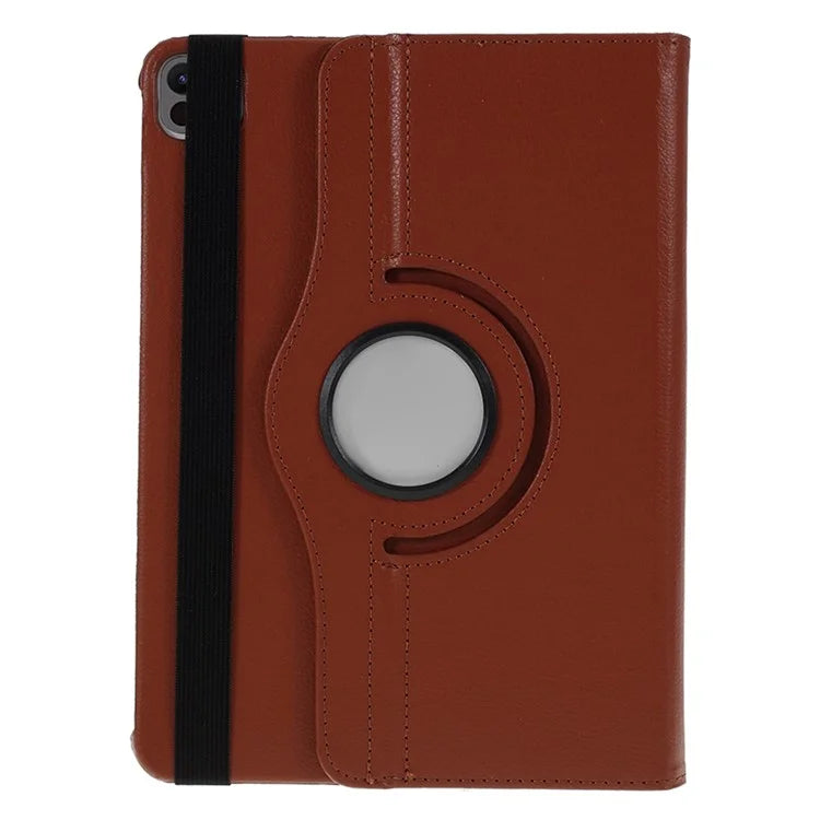 For iPad Pro 11 (2024) Case Rotating Stand PU Leather Protective Cover