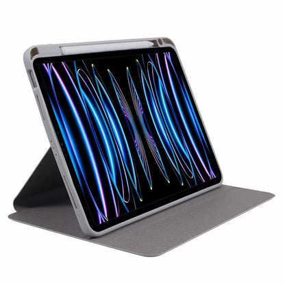 For iPad Air 13 (2024) Case Magnetic Detachable PU Leather Stand Tablet Cover with Pen Slot