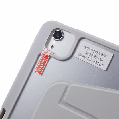 For iPad Air 13 (2024) Case Magnetic Detachable PU Leather Stand Tablet Cover with Pen Slot