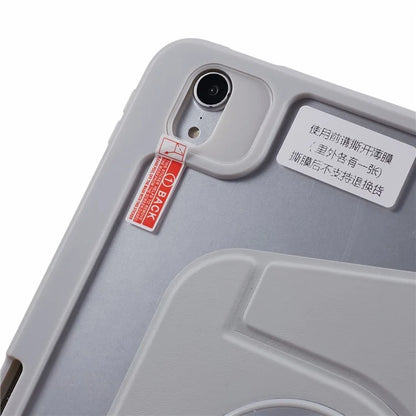 For iPad Air 13 (2024) Case Magnetic Detachable PU Leather Stand Tablet Cover with Pen Slot