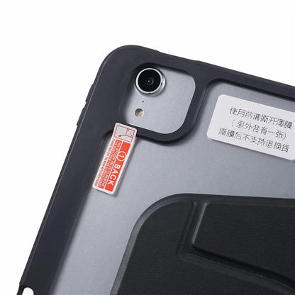 For iPad Air 13 (2024) Case Magnetic Detachable PU Leather Stand Tablet Cover with Pen Slot