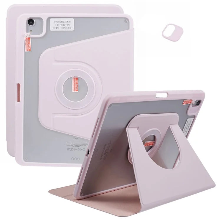 For iPad Air 13 (2024) Case Magnetic Detachable PU Leather Stand Tablet Cover with Pen Slot