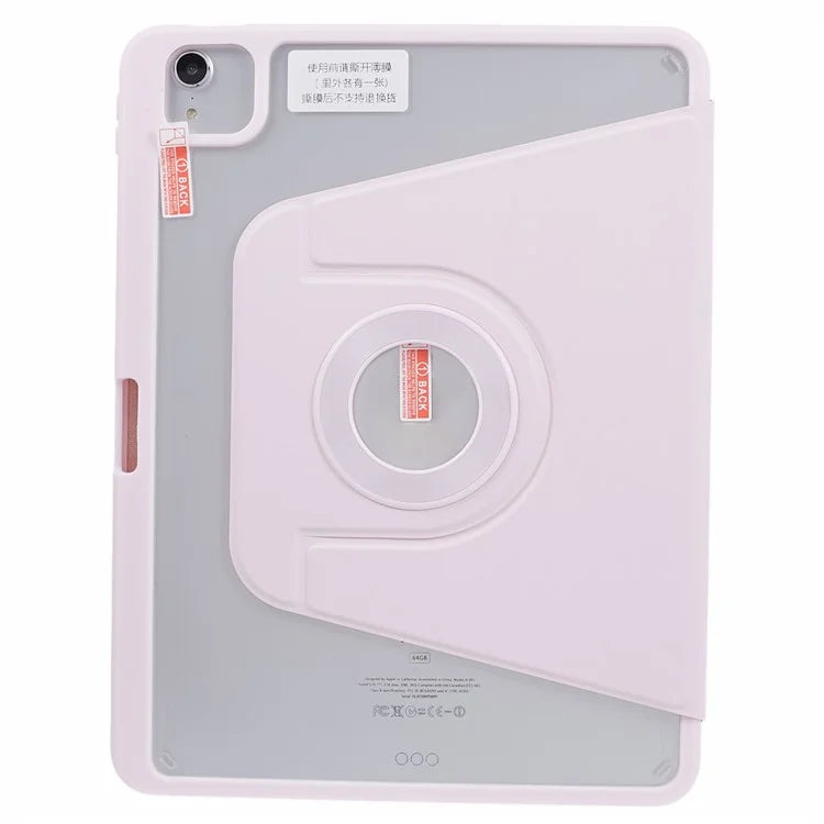 For iPad Air 13 (2024) Case Magnetic Detachable PU Leather Stand Tablet Cover with Pen Slot