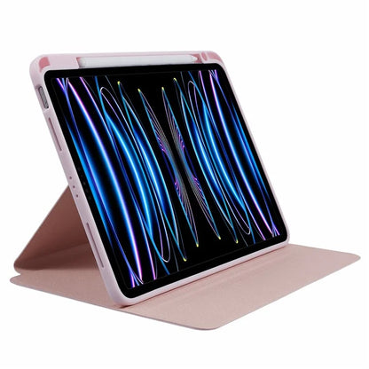 For iPad Air 13 (2024) Case Magnetic Detachable PU Leather Stand Tablet Cover with Pen Slot