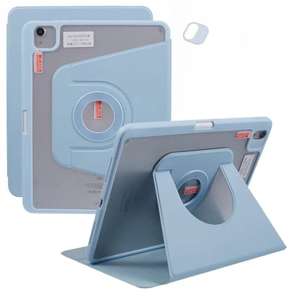 For iPad Air 13 (2024) Case Magnetic Detachable PU Leather Stand Tablet Cover with Pen Slot