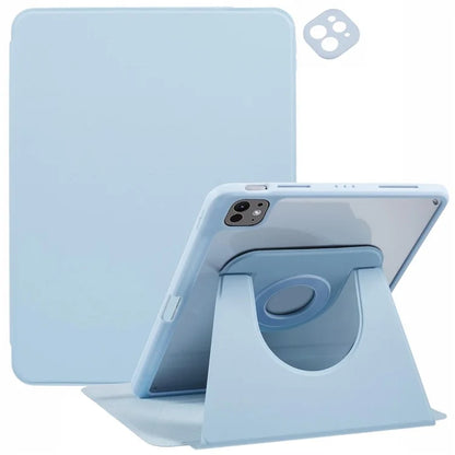 For iPad Pro 11 (2024) Case Magnetic Detachable PU Leather Stand Tablet Cover with Pen Slot