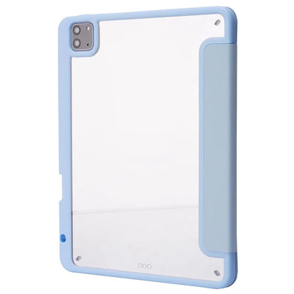 For iPad Pro 11 (2024) Case Origami Stand Leather Smart Cover with Pen Holder