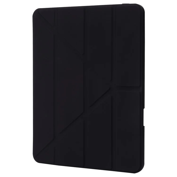 For iPad Pro 11 (2024) Case Origami Stand Leather Smart Cover with Pen Holder