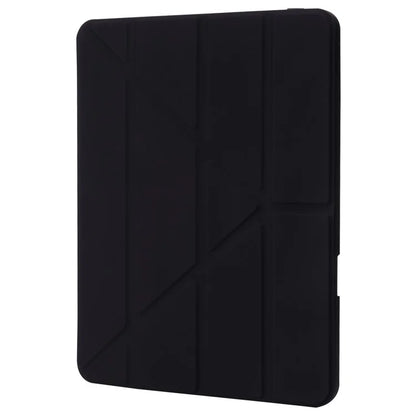 For iPad Pro 11 (2024) Case Origami Stand Leather Smart Cover with Pen Holder