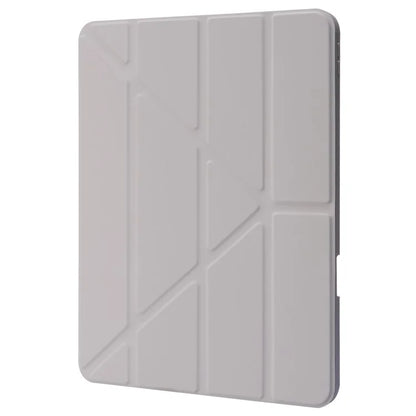 For iPad Pro 11 (2024) Case Origami Stand Leather Smart Cover with Pen Holder